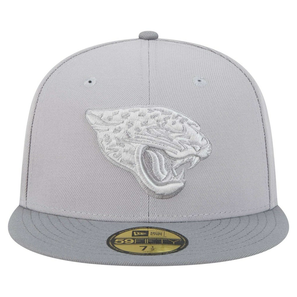 Jacksonville Jaguars New Era Iron Cloud 59FIFTY Fitted Hat Gray/Graphite | NFL