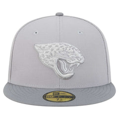 Jacksonville Jaguars New Era Iron Cloud 59FIFTY Fitted Hat Gray/Graphite | NFL