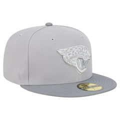 Jacksonville Jaguars New Era Iron Cloud 59FIFTY Fitted Hat Gray/Graphite | NFL