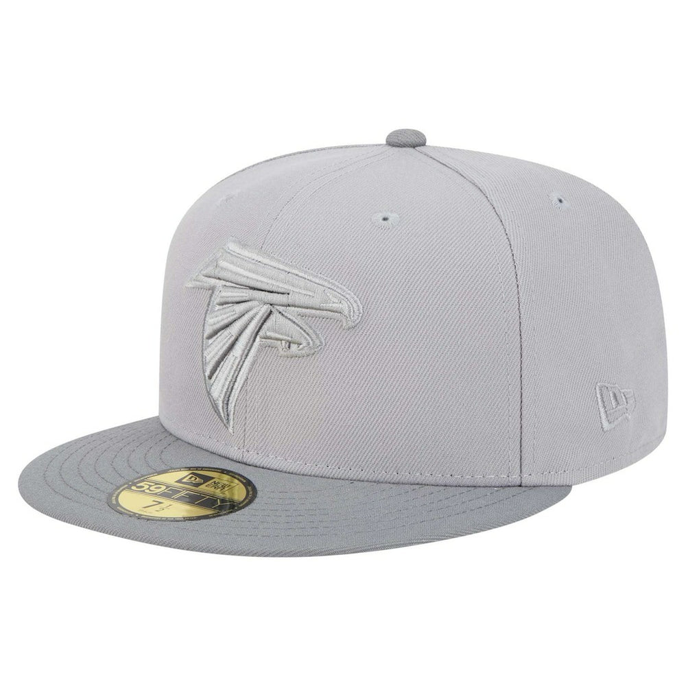 Atlanta Falcons New Era Iron Cloud 59FIFTY Fitted Hat Gray/Graphite | NFL