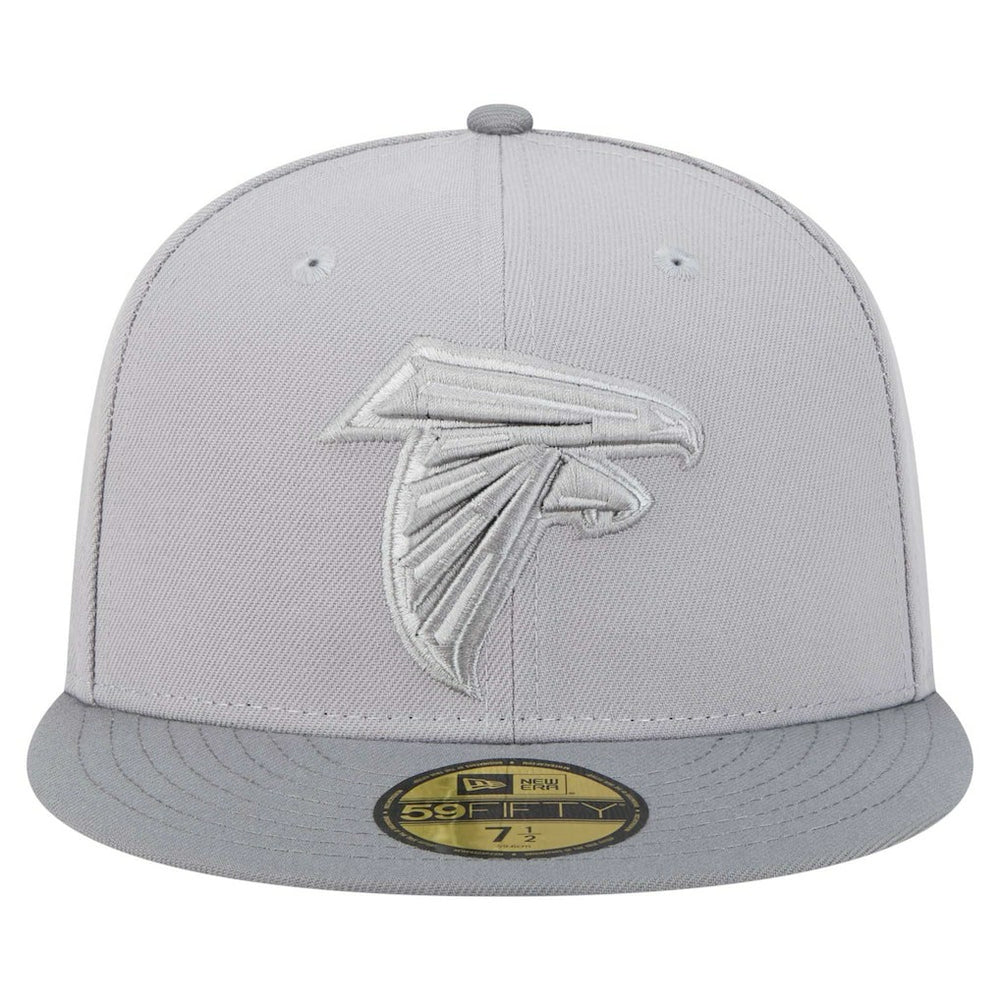 Atlanta Falcons New Era Iron Cloud 59FIFTY Fitted Hat Gray/Graphite | NFL