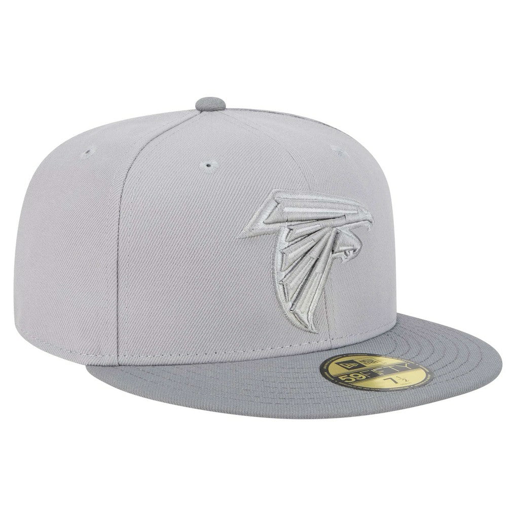 Atlanta Falcons New Era Iron Cloud 59FIFTY Fitted Hat Gray/Graphite | NFL