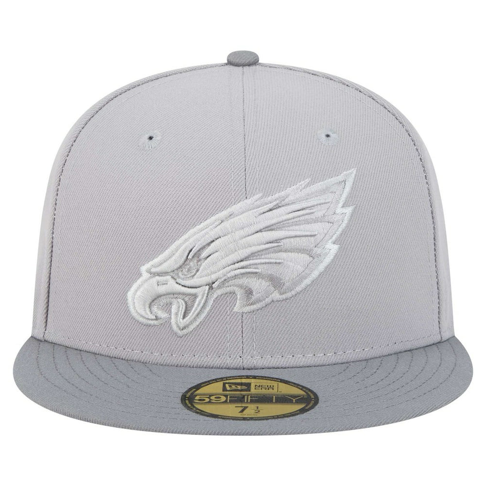 Philadelphia Eagles New Era Iron Cloud 59FIFTY Fitted Hat Gray/Graphite | NFL