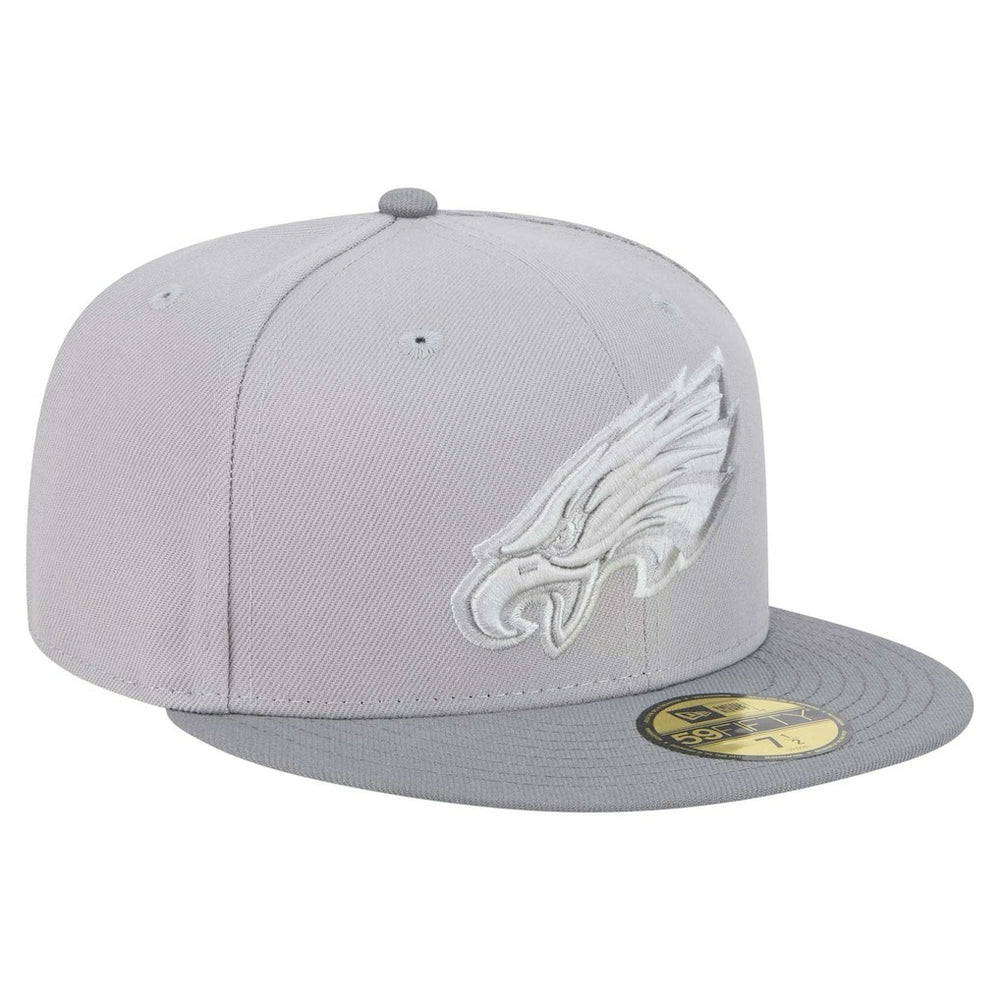 Philadelphia Eagles New Era Iron Cloud 59FIFTY Fitted Hat Gray/Graphite | NFL