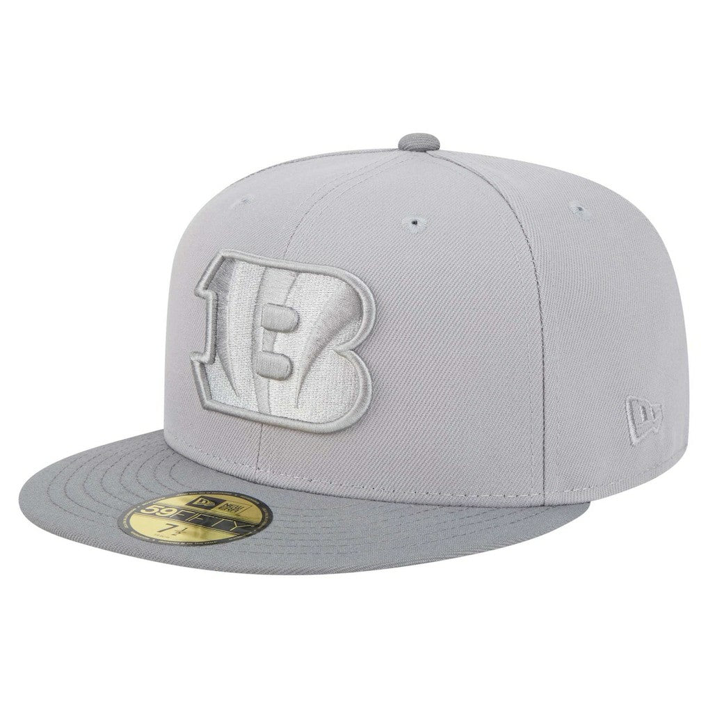 Cincinnati Bengals New Era Iron Cloud 59FIFTY Fitted Hat Gray/Graphite | NFL