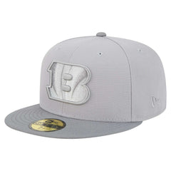 Cincinnati Bengals New Era Iron Cloud 59FIFTY Fitted Hat Gray/Graphite | NFL
