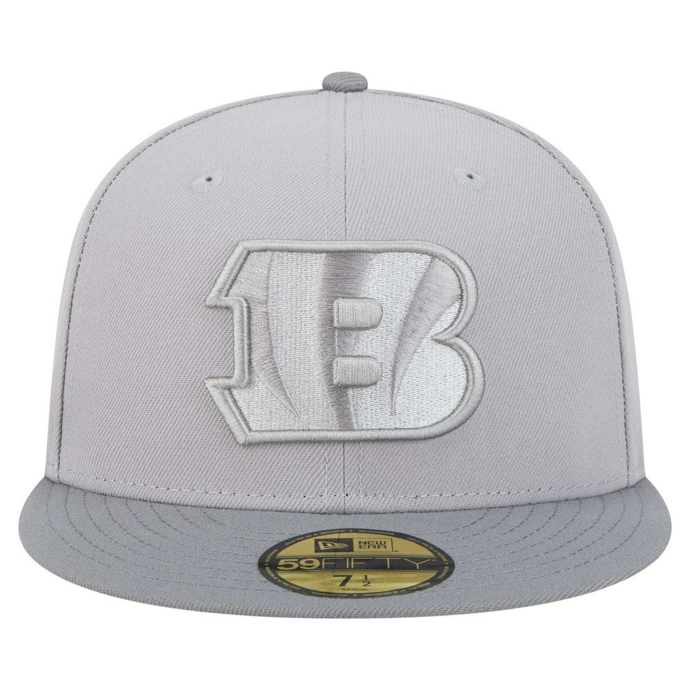 Cincinnati Bengals New Era Iron Cloud 59FIFTY Fitted Hat Gray/Graphite | NFL