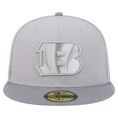Cincinnati Bengals New Era Iron Cloud 59FIFTY Fitted Hat Gray/Graphite | NFL