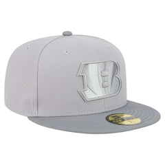 Cincinnati Bengals New Era Iron Cloud 59FIFTY Fitted Hat Gray/Graphite | NFL
