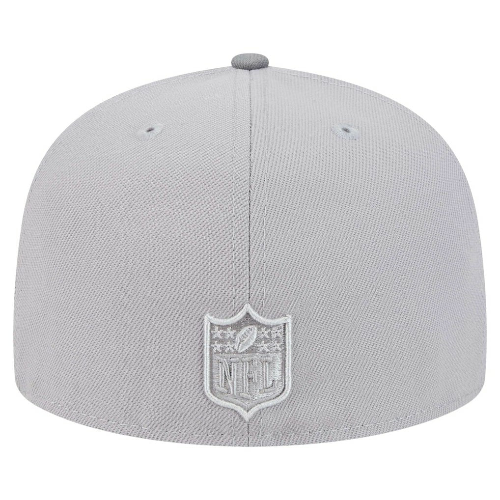 Pittsburgh Steelers New Era Iron Cloud 59FIFTY Fitted Hat Gray/Graphite | NFL