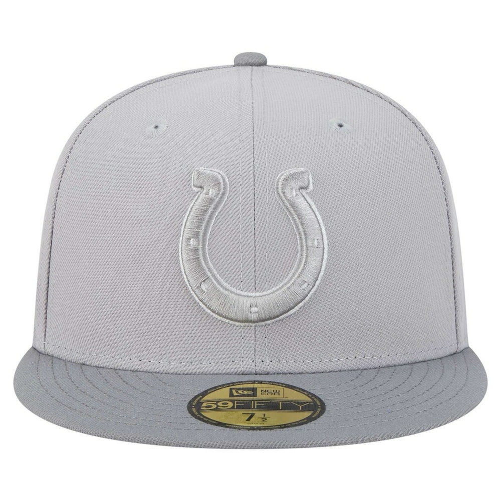 Indianapolis Colts New Era Iron Cloud 59FIFTY Fitted Hat Gray/Graphite | NFL