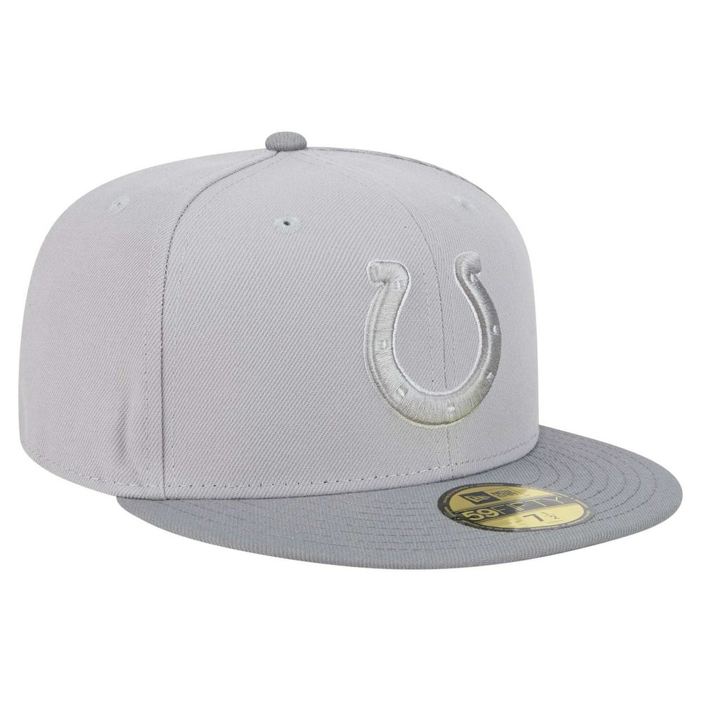 Indianapolis Colts New Era Iron Cloud 59FIFTY Fitted Hat Gray/Graphite | NFL