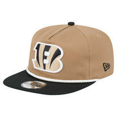 Cincinnati Bengals New Era Desert Golfer Snapback Hat Khaki/Black | NFL