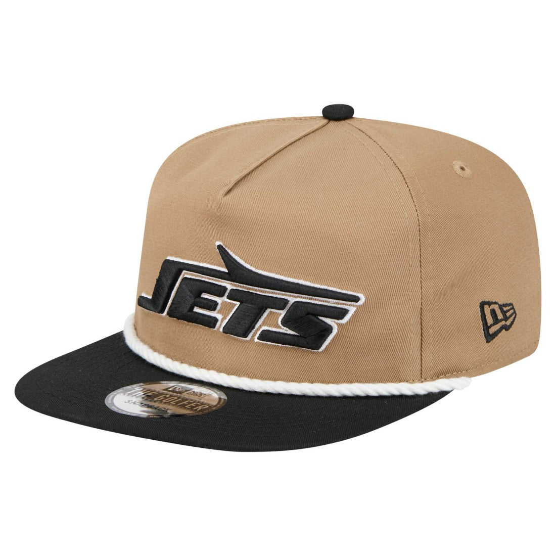 New York Jets New Era Desert Golfer Snapback Hat Khaki/Black | NFL