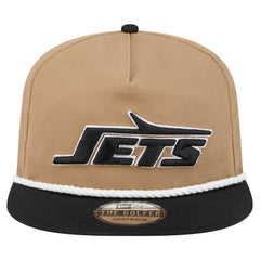 New York Jets New Era Desert Golfer Snapback Hat Khaki/Black | NFL