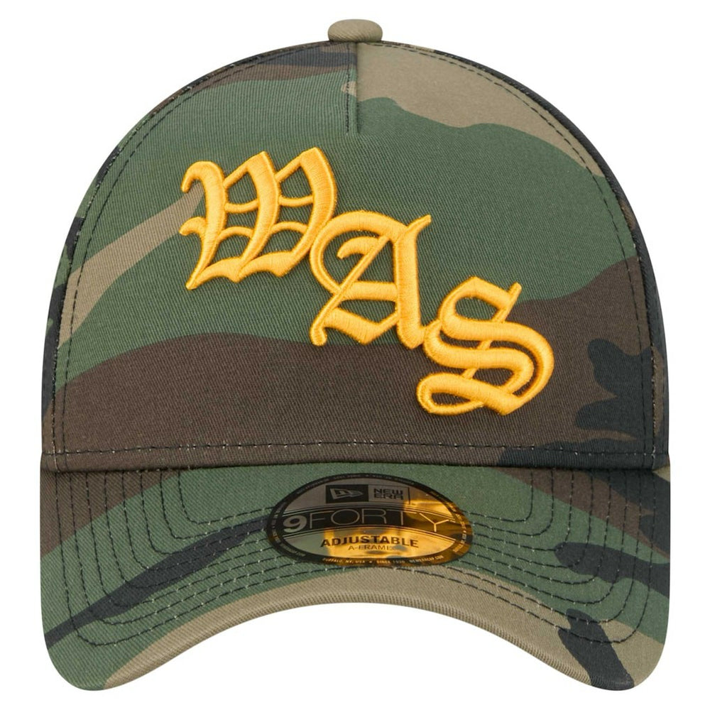 Washington Commanders New Era Mystic Camo A-Frame 9FORTY Adjustable Hat Camo | NFL