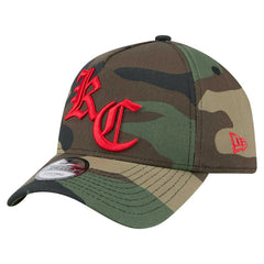 Kansas City Chiefs New Era Mystic Camo A-Frame 9FORTY Adjustable Hat Camo | NFL