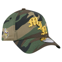 Minnesota Vikings New Era Mystic Camo A-Frame 9FORTY Adjustable Hat Camo | NFL