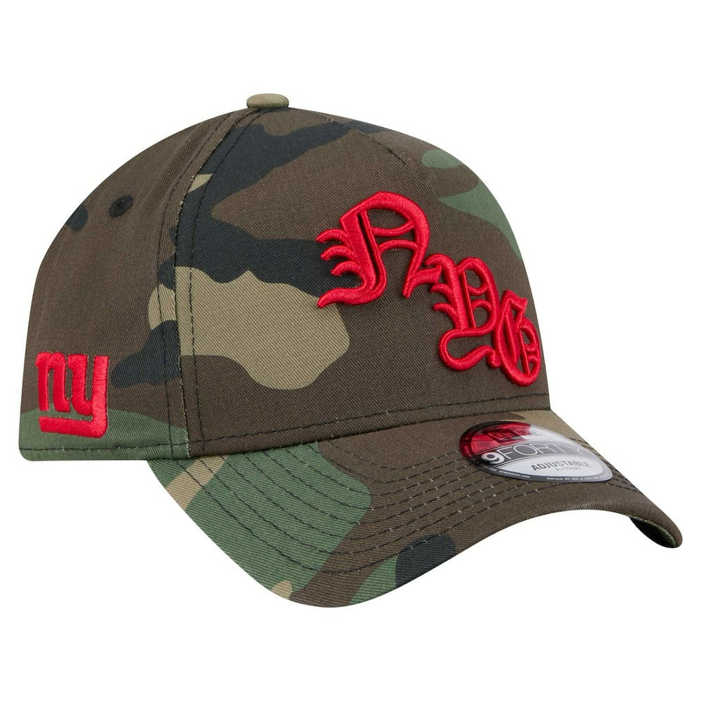 New York Giants New Era Mystic Camo A-Frame 9FORTY Adjustable Hat Camo | NFL