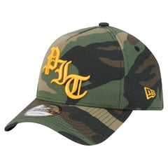 Pittsburgh Steelers New Era Mystic Camo A-Frame 9FORTY Adjustable Hat Camo | NFL