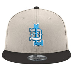 Detroit Lions New Era City Originals 9FIFTY Snapback Hat Cream/Blue | NFL