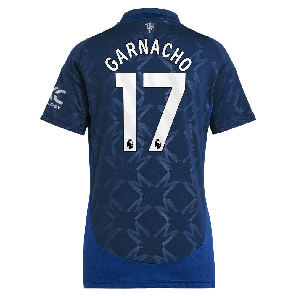 Alejandro Garnacho Manchester United Women's 2024/25 Away Replica Player Jersey Navy | Adidas discount