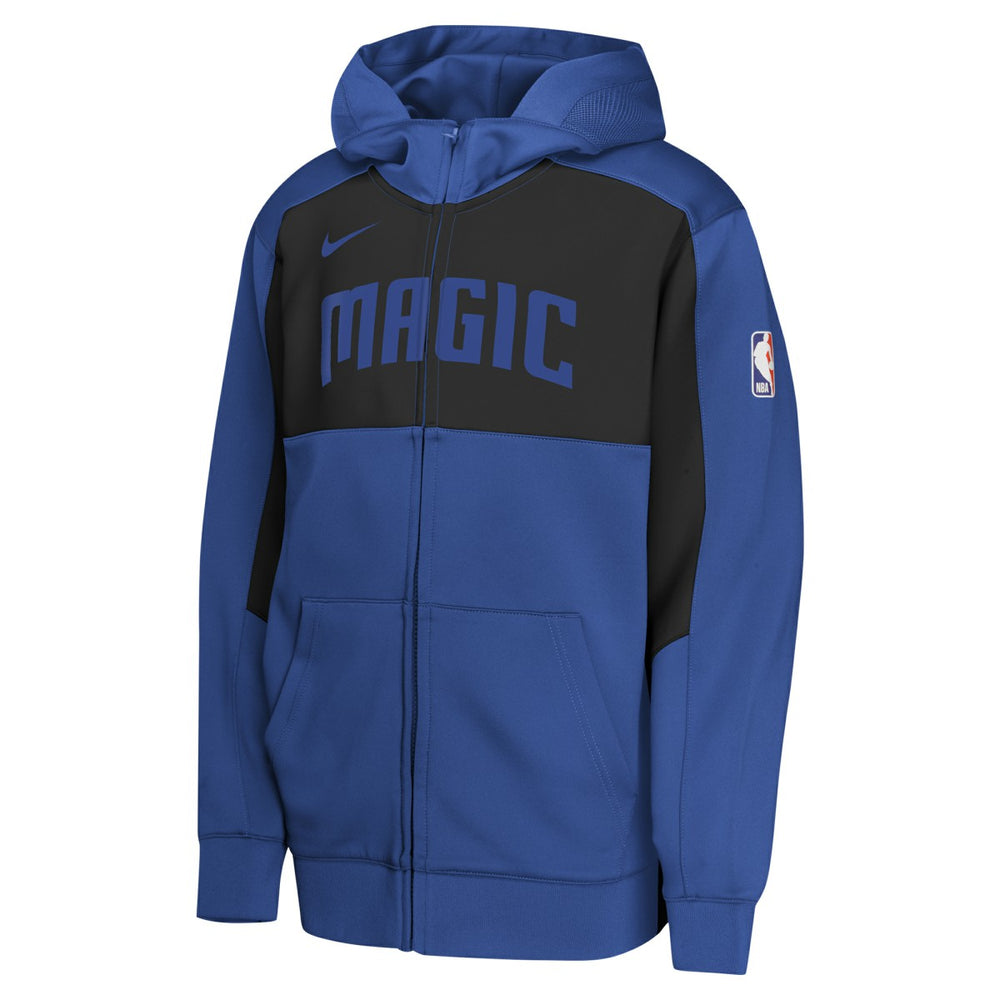 Orlando Magic Youth Authentic On-Court Showtime Performance Full-Zip Hoodie Blue/Black - NBA