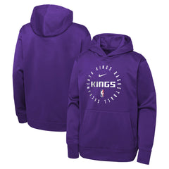 Sacramento Kings Youth Performance Practice Spotlight Pullover Hoodie Purple - NBA