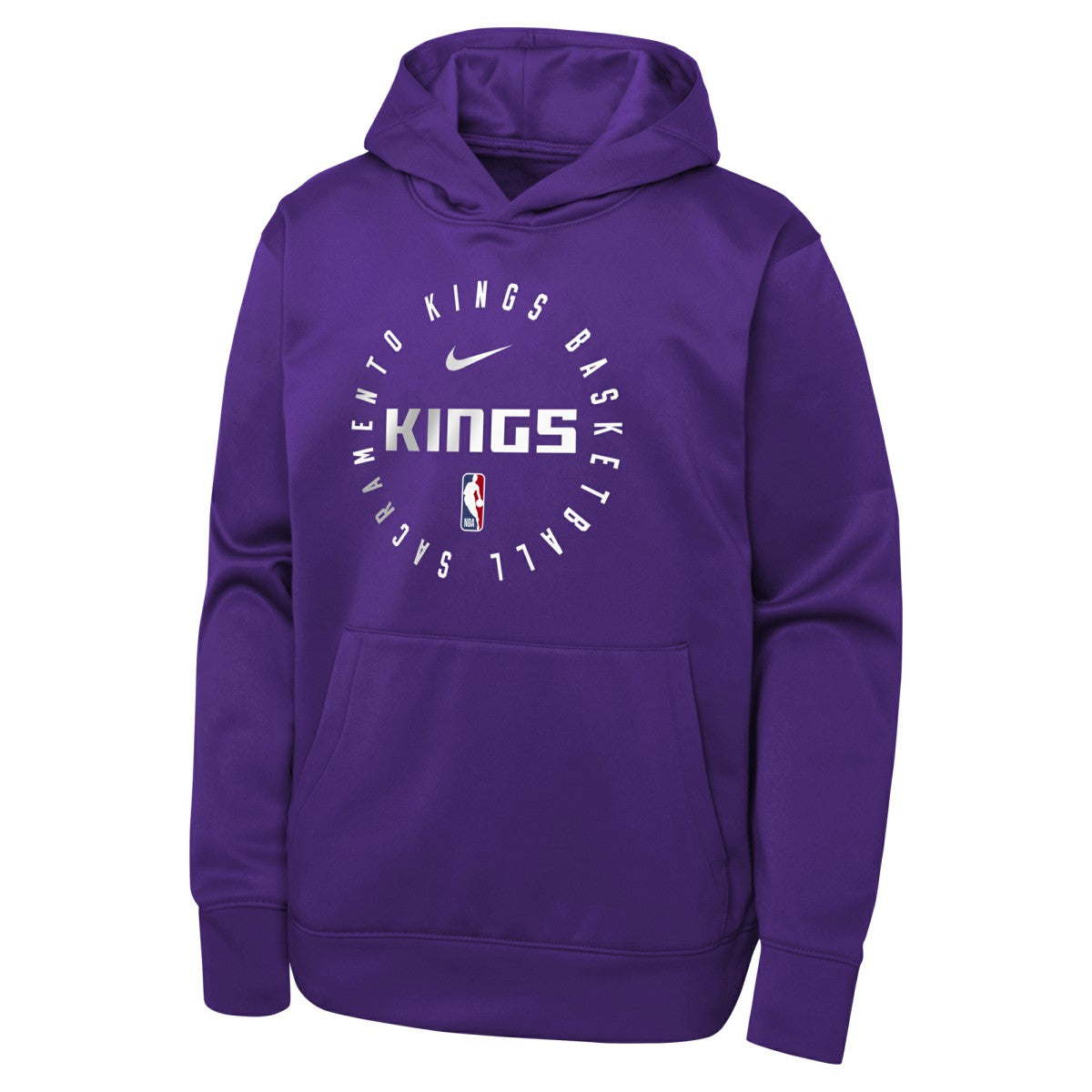 Sacramento Kings Youth Performance Practice Spotlight Pullover Hoodie Purple - NBA