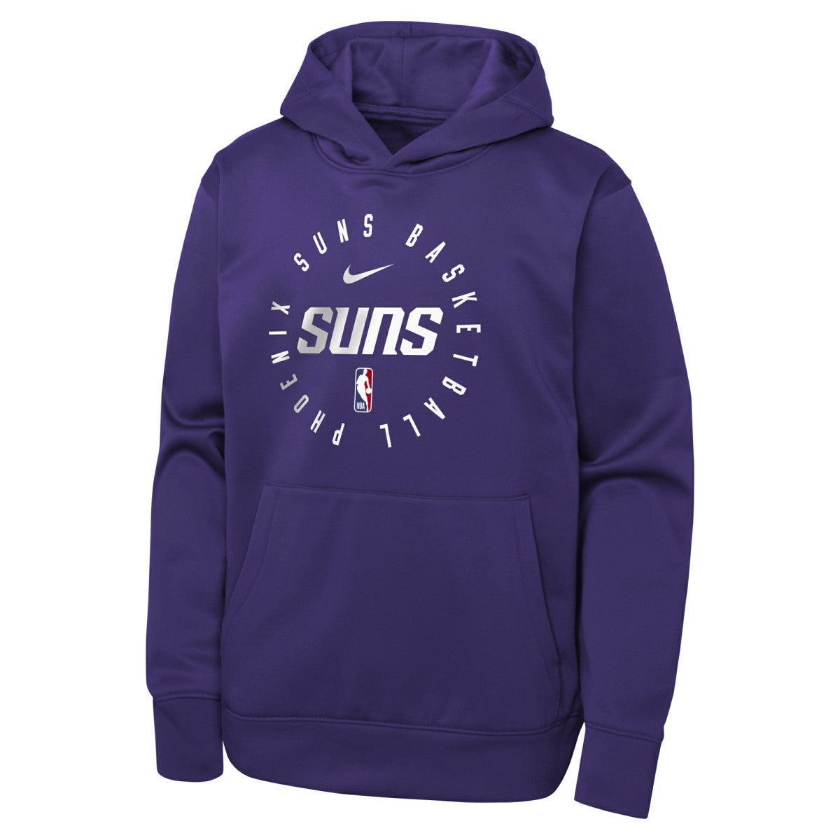 Phoenix Suns Youth Performance Practice Spotlight Pullover Hoodie Purple - NBA