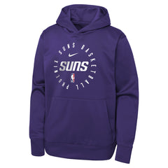Phoenix Suns Youth Performance Practice Spotlight Pullover Hoodie Purple - NBA