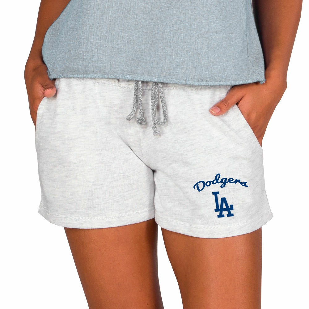 Los Angeles Dodgers Concepts Sport Women's Mainstream French Terry Tri-Blend Shorts - MLB