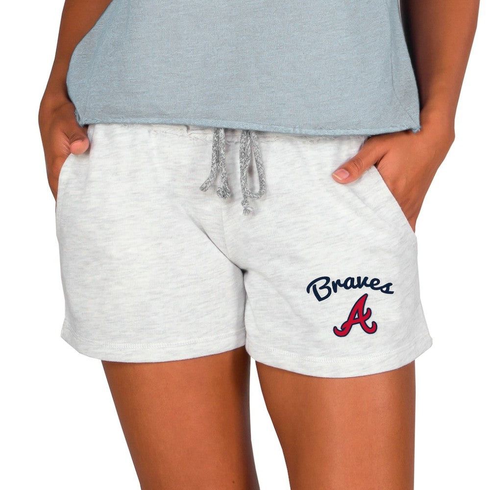 Atlanta Braves Concepts Sport Women's Mainstream French Terry Tri-Blend Shorts - MLB
