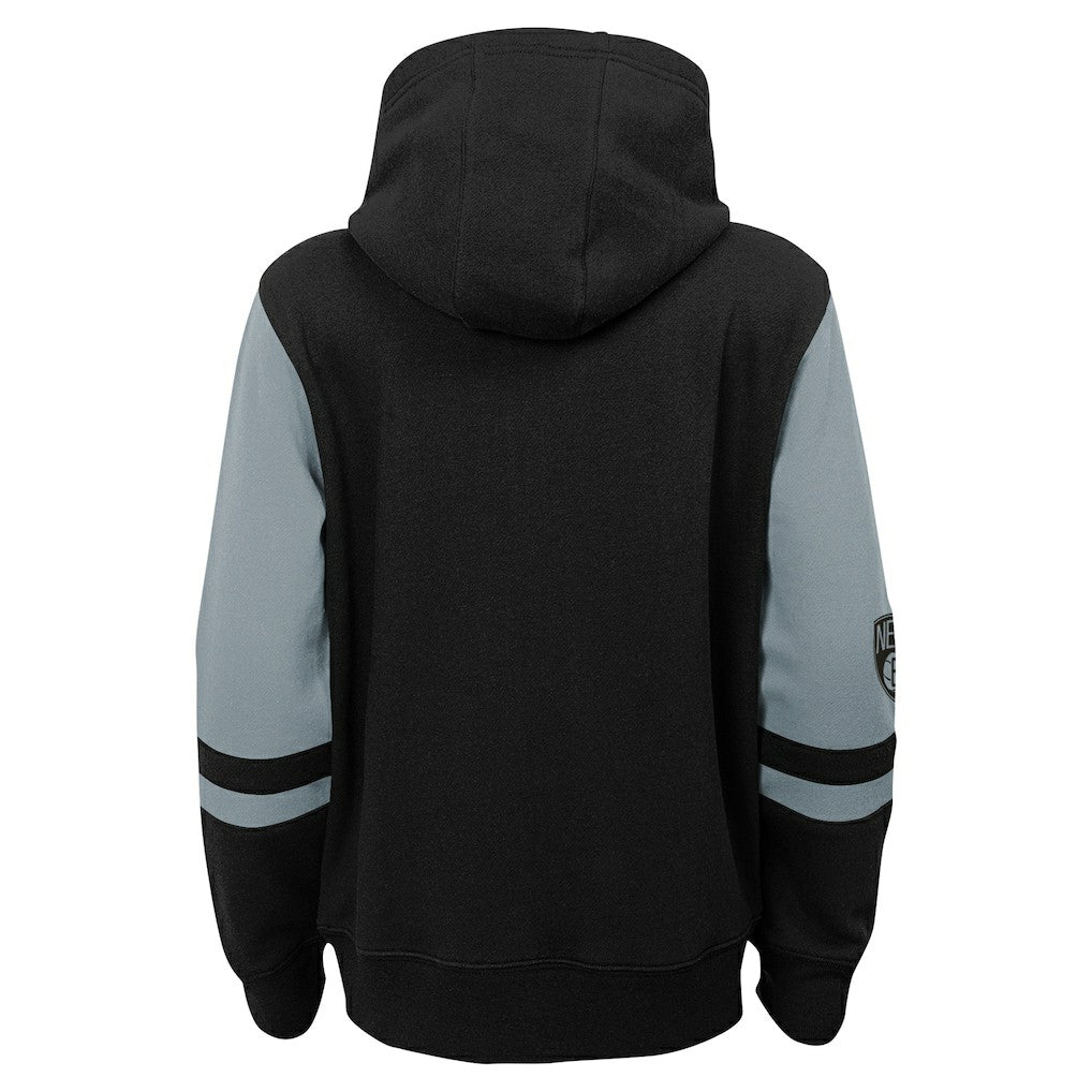 Brooklyn Nets Preschool Straight To The League Full-Zip Hoodie Black - NBA
