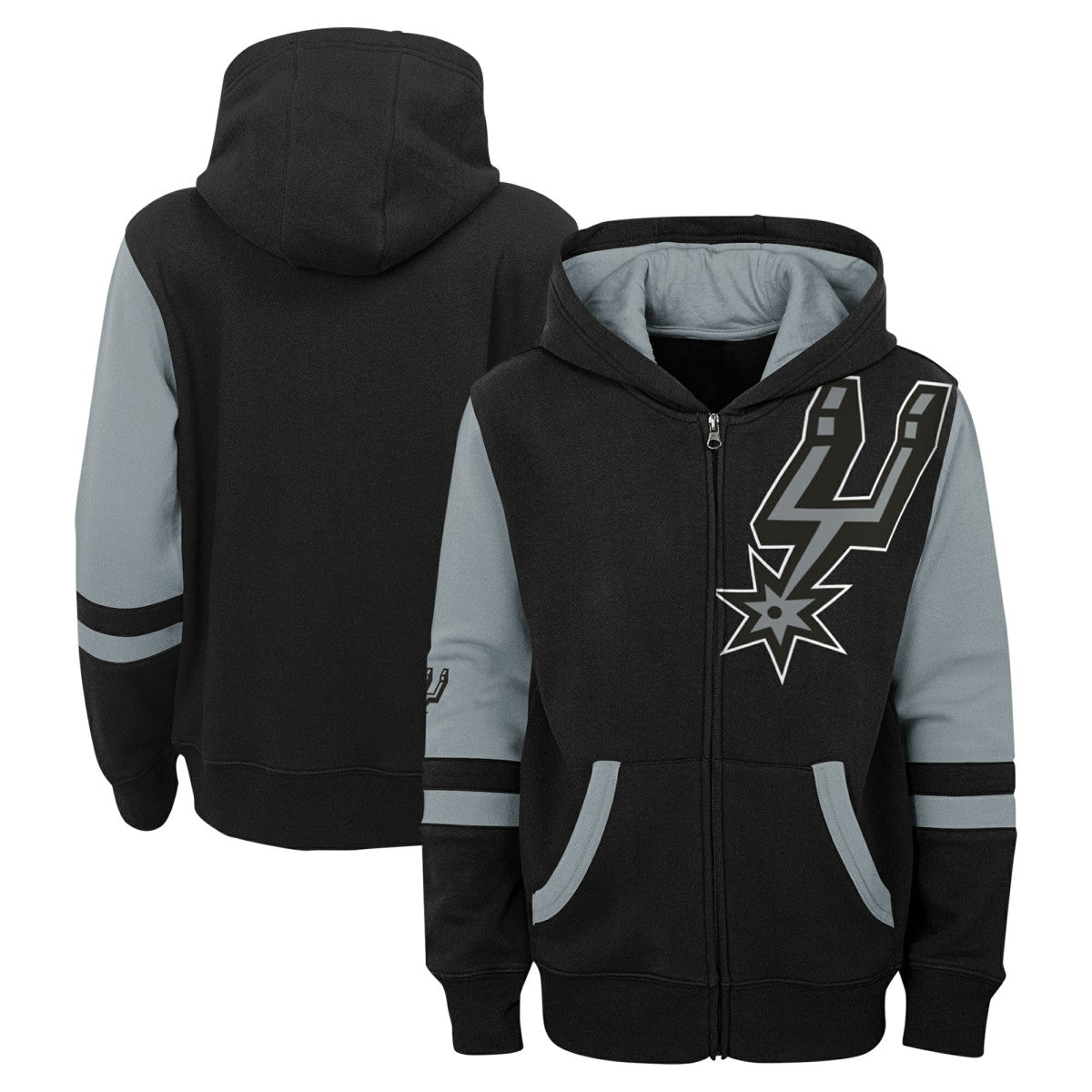 San Antonio Spurs Preschool Straight To The League Full-Zip Hoodie Black - NBA