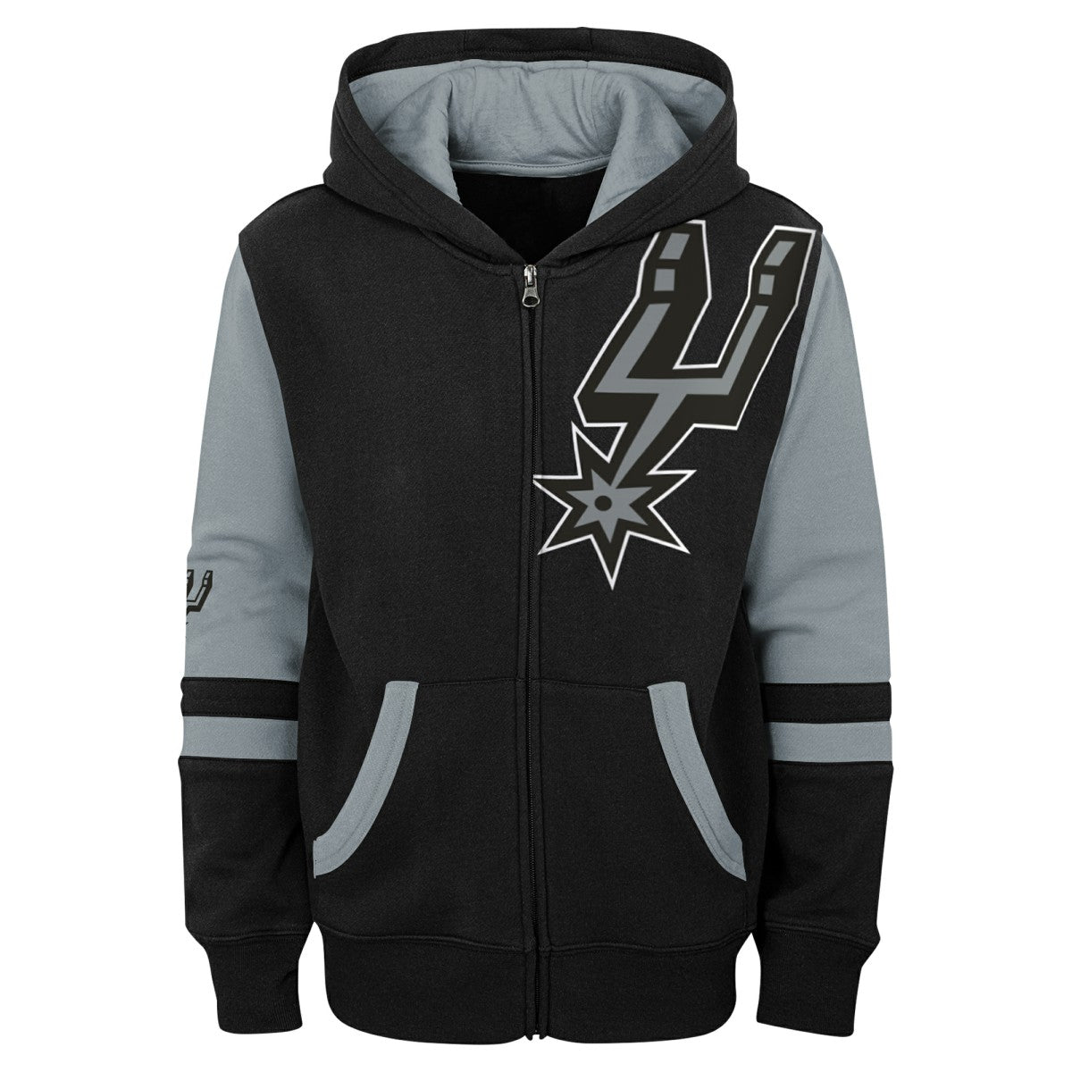 San Antonio Spurs Preschool Straight To The League Full-Zip Hoodie Black - NBA