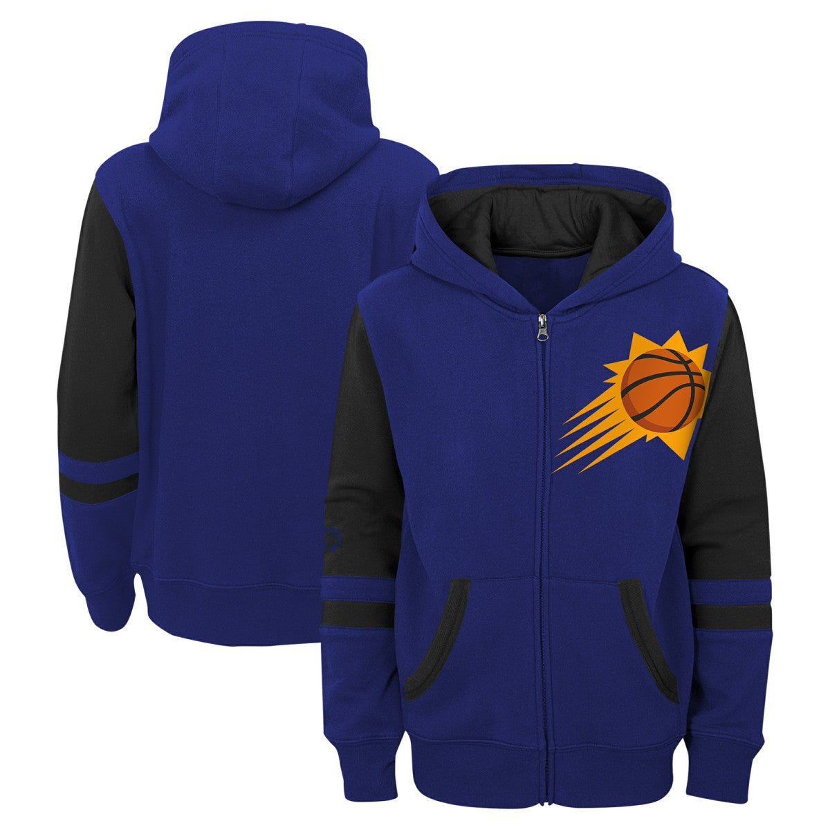 Phoenix Suns Preschool Straight To The League Full-Zip Hoodie Purple - NBA