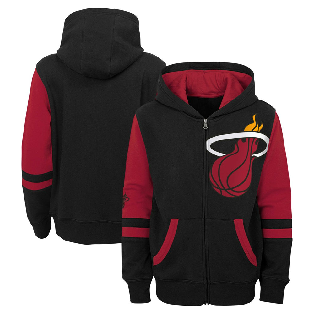 Miami Heat Preschool Straight To The League Full-Zip Hoodie Black - NBA