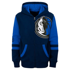 Dallas Mavericks Preschool Straight To The League Full-Zip Hoodie Navy - NBA