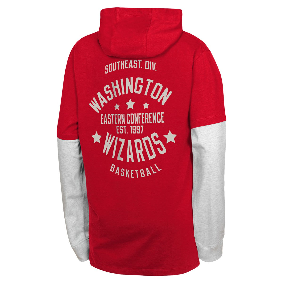 Washington Wizards Youth Small Ball Long Sleeve Hoodie T-Shirt Red - NBA