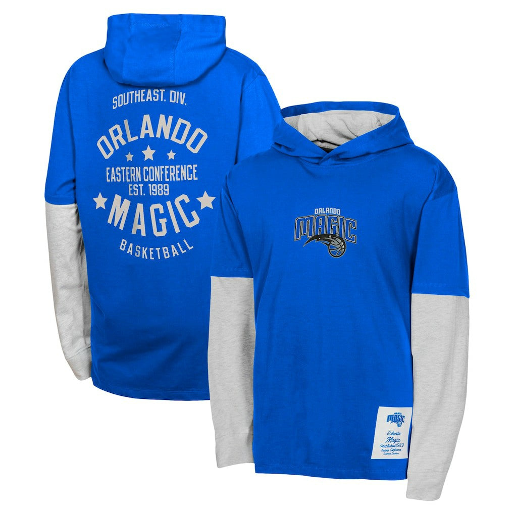 Orlando Magic Youth Small Ball Long Sleeve Hoodie T-Shirt Blue - NBA