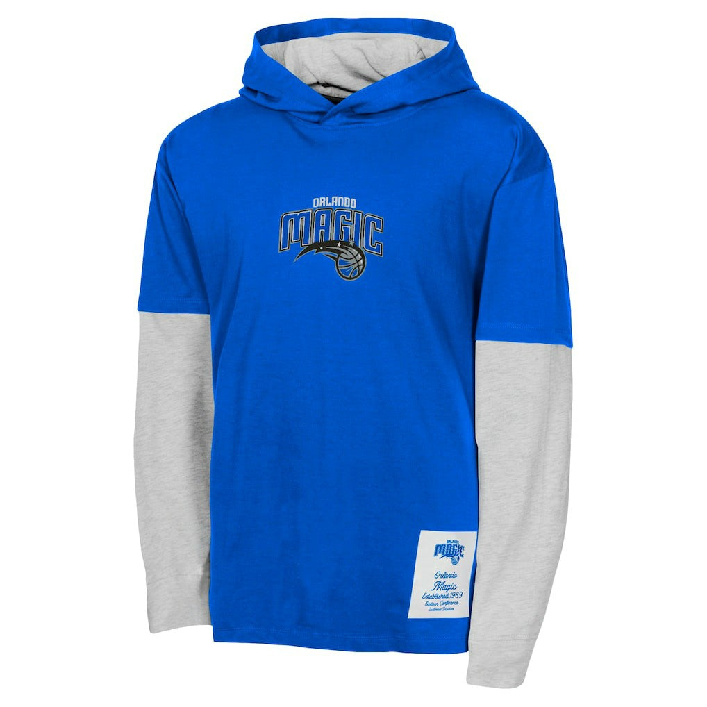 Orlando Magic Youth Small Ball Long Sleeve Hoodie T-Shirt Blue - NBA