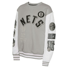 Brooklyn Nets Youth Star Treatment Pullover Sweatshirt Gray - NBA