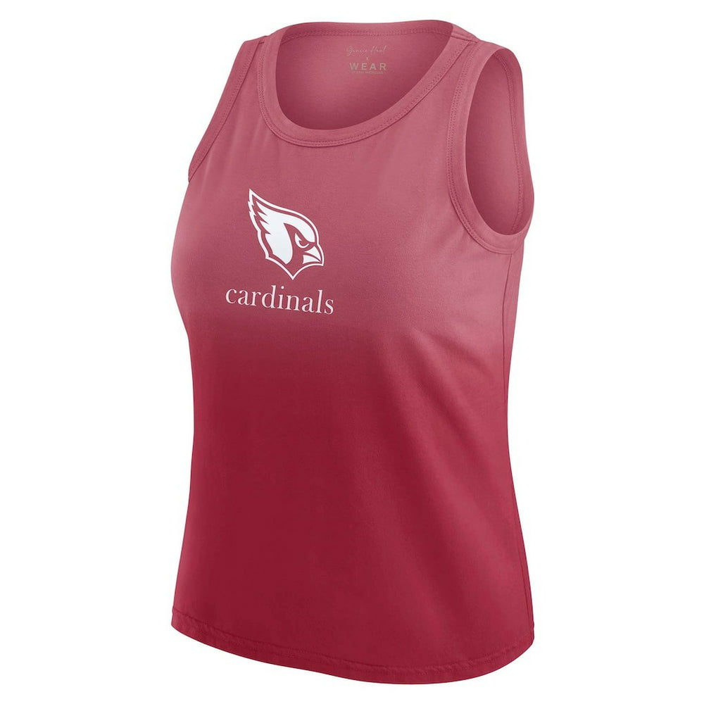 Arizona Cardinals WEAR by Erin Andrews x Gracie Hunt Women's Ombre Tank Top Cardinal | NFL