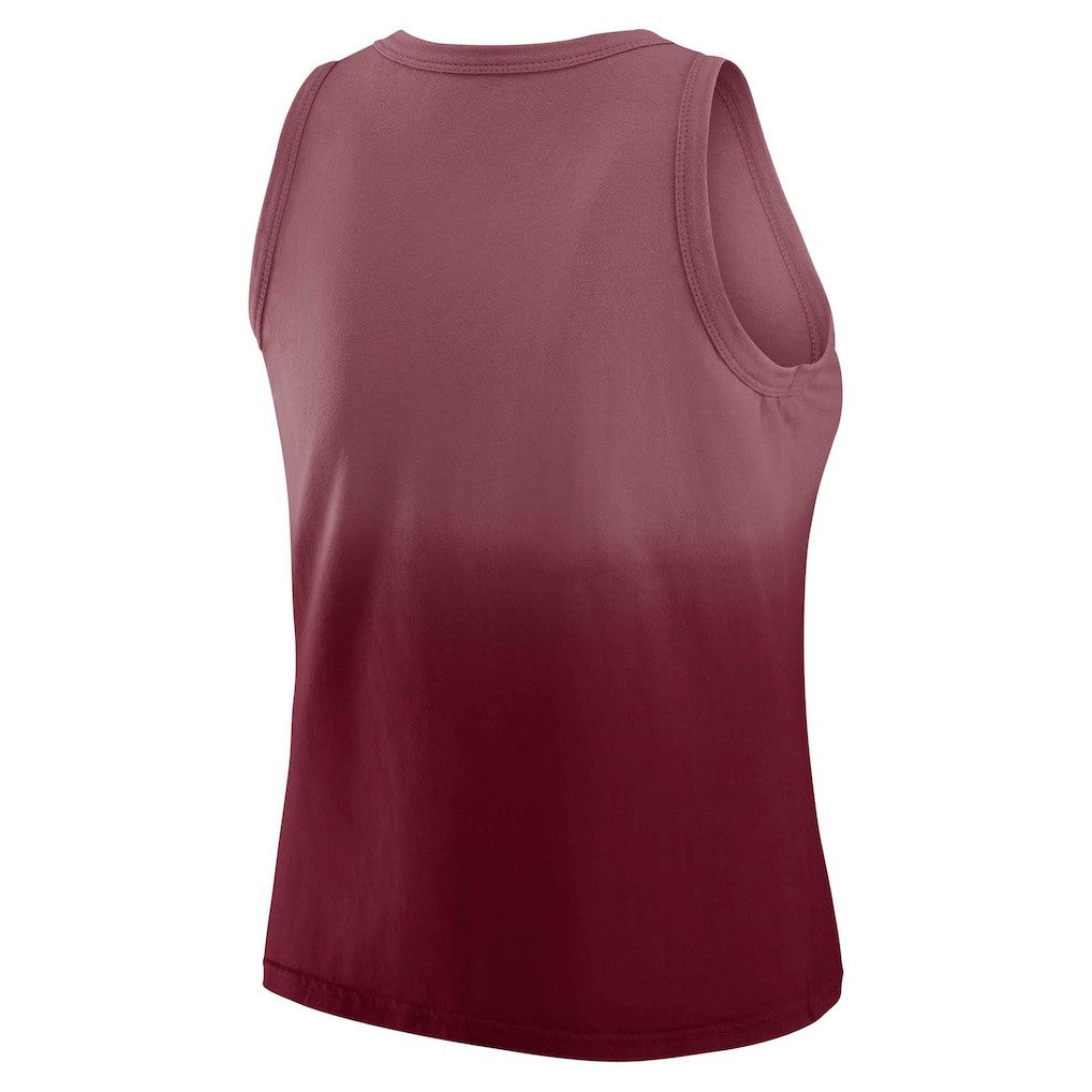 Washington Commanders WEAR by Erin Andrews x Gracie Hunt Women's Ombre Tank Top Burgundy | NFL