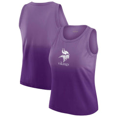 Minnesota Vikings WEAR by Erin Andrews x Gracie Hunt Women's Ombre Tank Top Purple | NFL