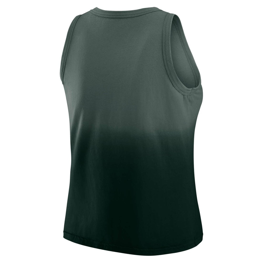 Green Bay Packers WEAR by Erin Andrews x Gracie Hunt Women's Ombre Tank Top Green | NFL