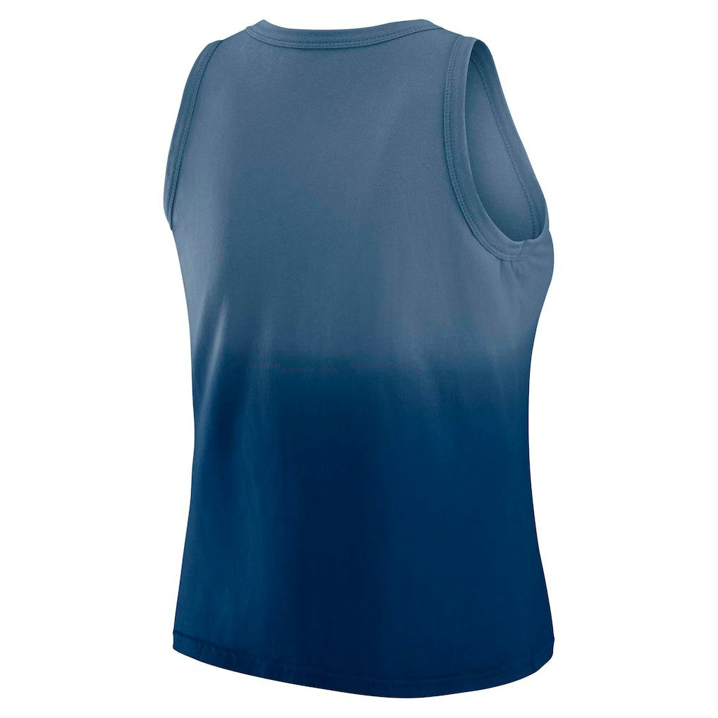 Indianapolis Colts WEAR by Erin Andrews x Gracie Hunt Women's Ombre Tank Top Heather Navy | NFL
