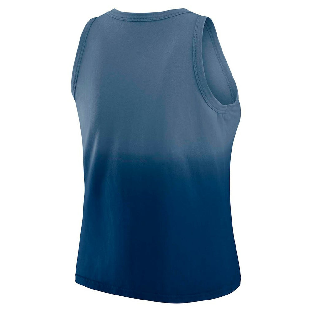 Indianapolis Colts WEAR by Erin Andrews x Gracie Hunt Women's Ombre Tank Top Heather Navy | NFL