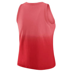 Kansas City Chiefs WEAR by Erin Andrews x Gracie Hunt Women's Ombre Tank Top Red | NFL